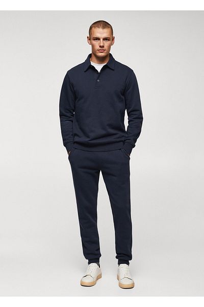 MANGO Man Ανδρικό φούτερ Navy Blue57016025