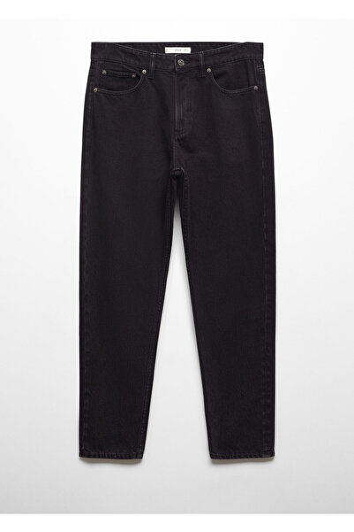 MANGO Man Siyah Denim Erkek Jeans 57024406