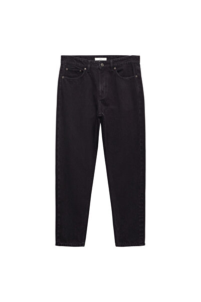 MANGO Man Siyah Denim Erkek Jeans 57024406
