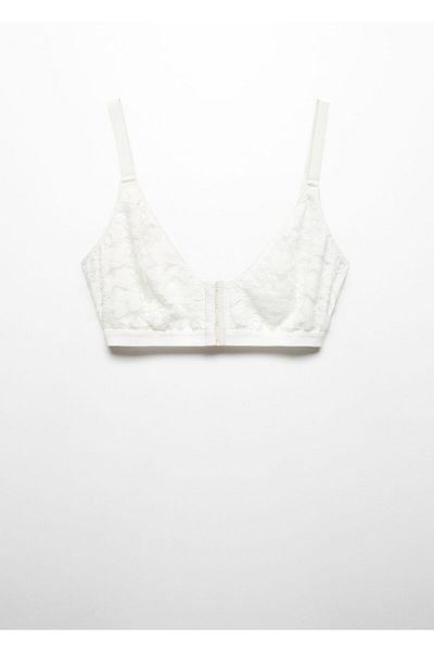 MANGO Woman Weißer Damen-BH57097759