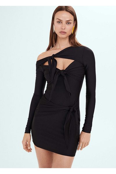 MANGO Woman Black Women's Dress57000426