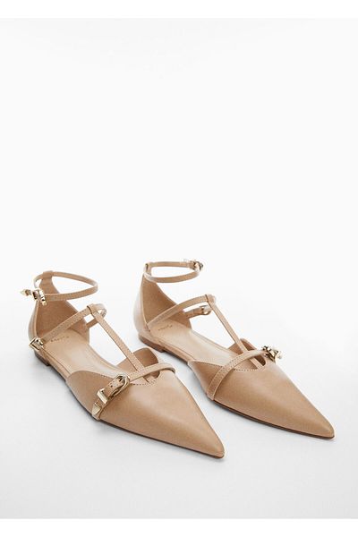 MANGO Sneaker für Damen in Nude-Farbe47052505