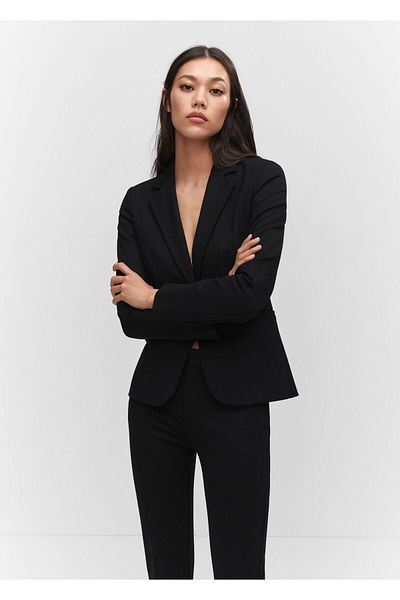 MANGO Černý dámský model blejzru 57042883
