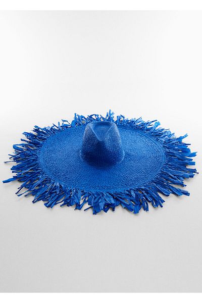MANGO Woman Blue Women's Hat57050248