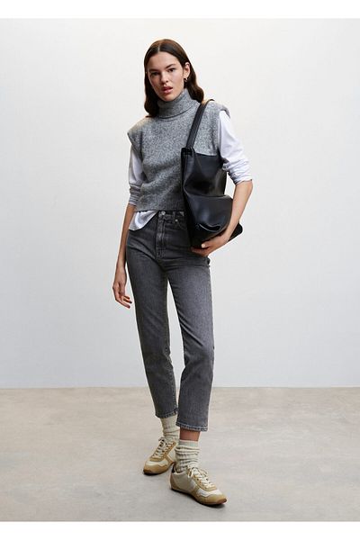 MANGO Blugi de damă gri - Model47032538