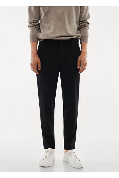 MANGO Man Men's Black Pants57034757