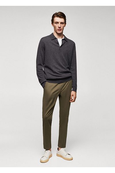 MANGO Man Brown Men's Trousers57040567