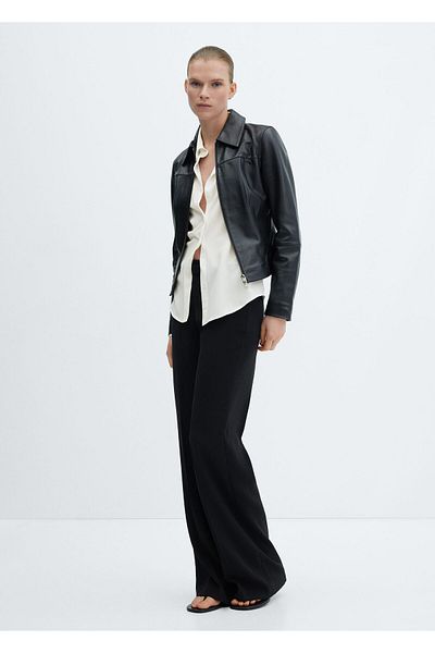 MANGO Woman Cămașă de damă Off-White67030436