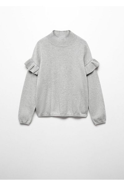 MANGO Kids Metal Gray Girl's Sweater57014759