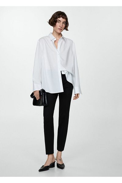 MANGO Women's Black Pants67090484