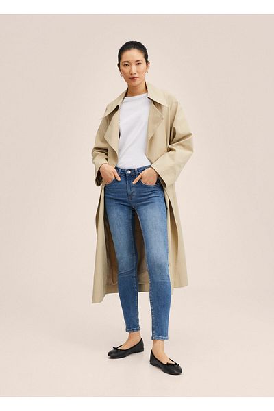 MANGO Woman Skinny Push-up Jean Trousers