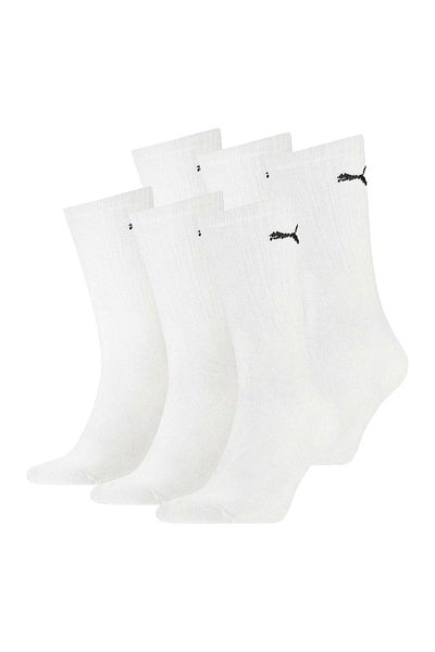 Puma Unisex Sportsocken, 6 Paar - Tennissocken, Crew Sport Socken, einfarbig