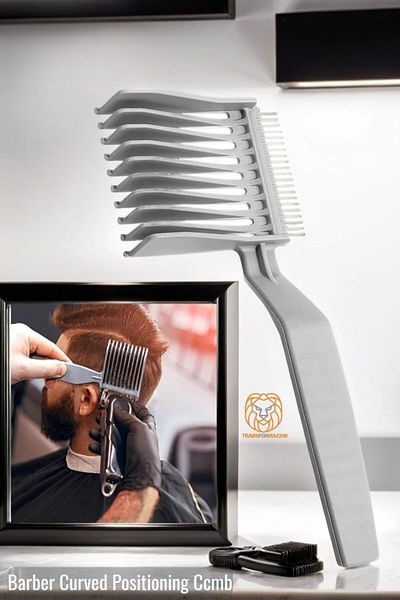 Transformacion مصفف الشعر الحلاق منحني كونتور قطع ساعي مشط720485