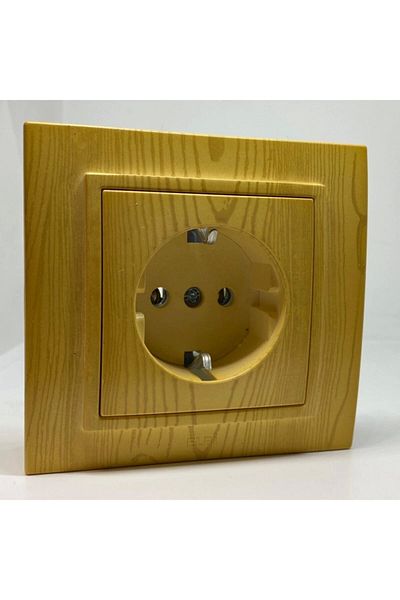 ELBİ Zena Grounded Socket Framed Maple Color