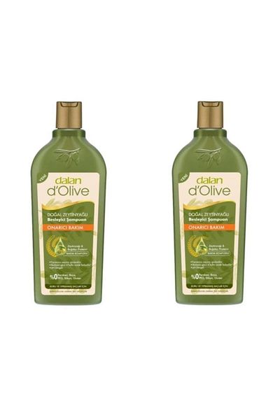 Dalan Dolive Natural Olive Oil Repair Care Shampoo - 2 Pieces 400ml+400ml