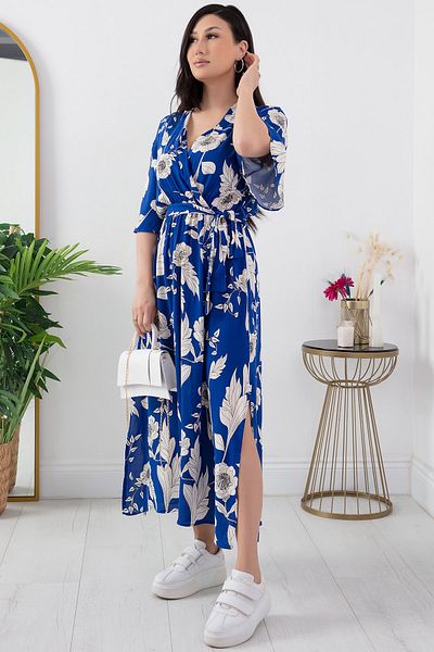 PULLIMM Patterned and Belted Dress - Model 222-3002