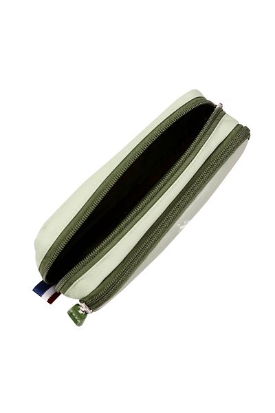 U.S. Polo Assn. U.S. Polo Green Stripe Detailed Pencil Case - PLKLK24179