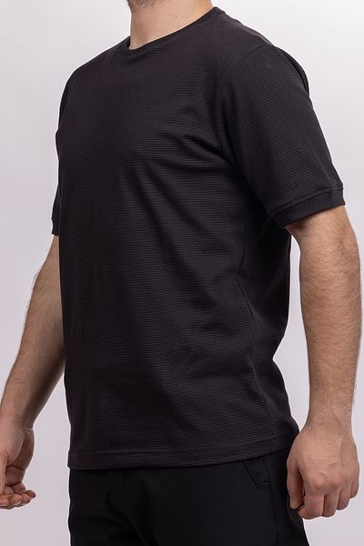 Huğlu Black Viscose T-Shirt