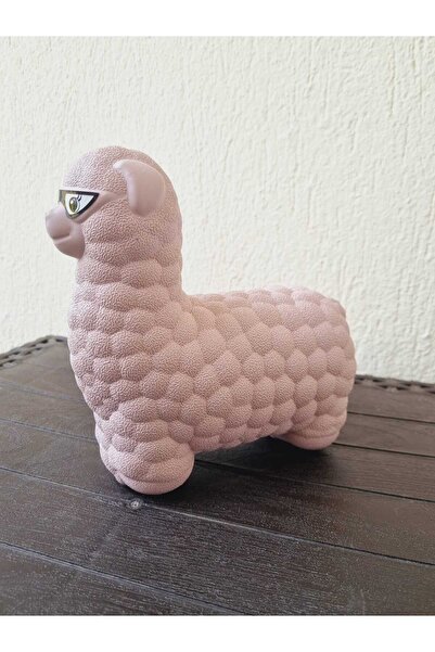 Lider MAGNESİA KOYUN PLASTİK KUMBARA LİLA 15CM