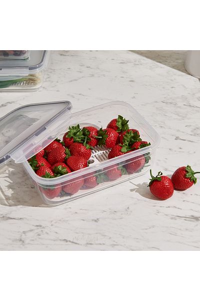 PlastArt 1.4 lt Fresh Box Rectangular Compartment Storage Container