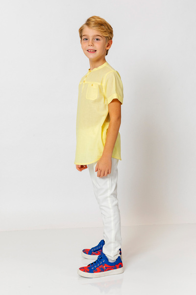 incity Boy's Judge Collar Three Button Shirt