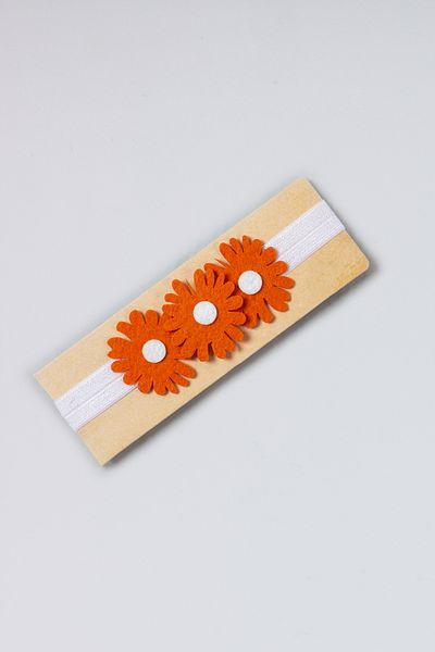 ADABEBEK Premium Flower Accessory Baby Girl Elastic Bandana