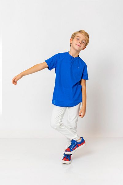 incity Boy's Judge Collar Three Button Shirt