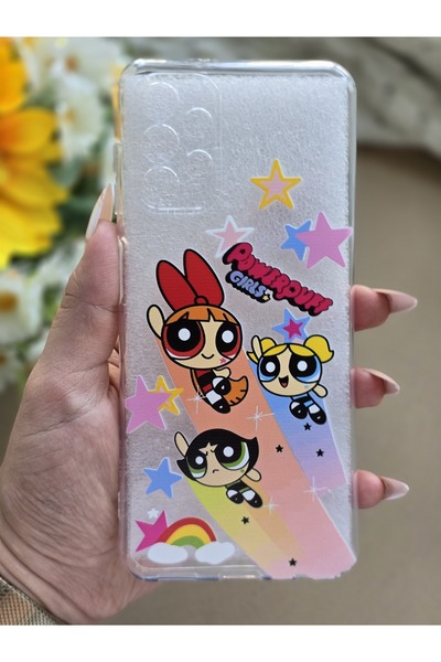 SUPER FRAME Samsung Galaxy A13 Uyumlu Baskılı Şeffaf Telefon Kılıfı