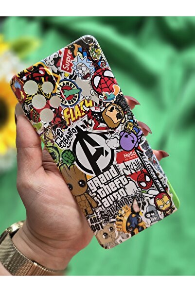 Samsung Galaxy A33 Compatible Printed Transparent Phone Case