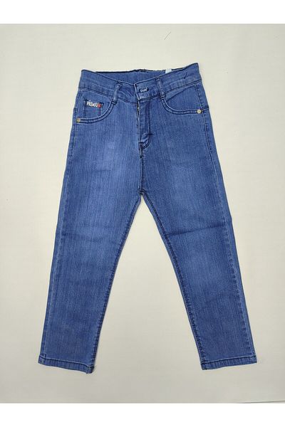 CANBİX Ice Blue Boy's Jeans - Elastic Waist