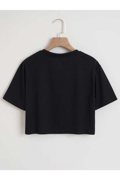 Revasser Tricou de damă, de culoare uni, special supradimensionat, din bumbac, cu decolteu circular, pieptănat