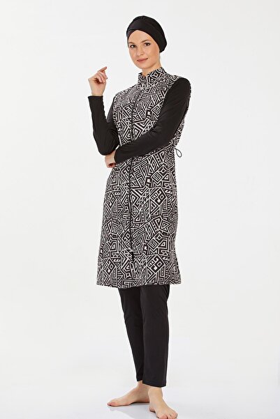 ROZAMAY Woman Full Hijab Black C0T7N2O9