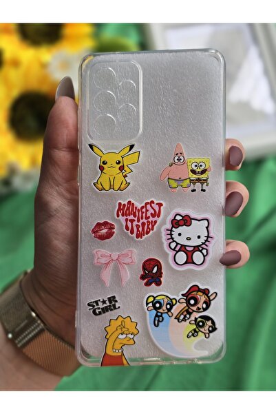 Samsung Galaxy A33 Compatible Printed Transparent Phone Case