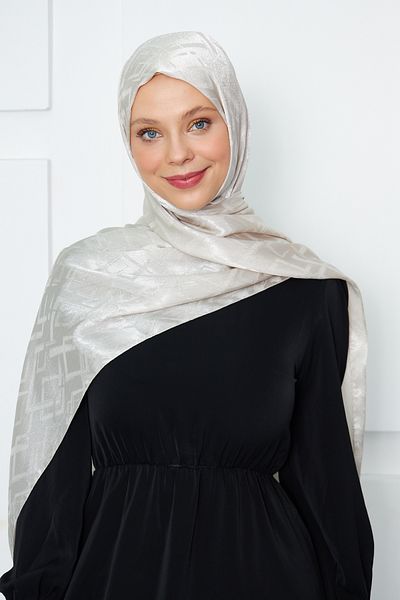 H&S AKSESUAR H&S CITY-I SHAL GEOMETRIC PATTERN JACQUARD SHAL