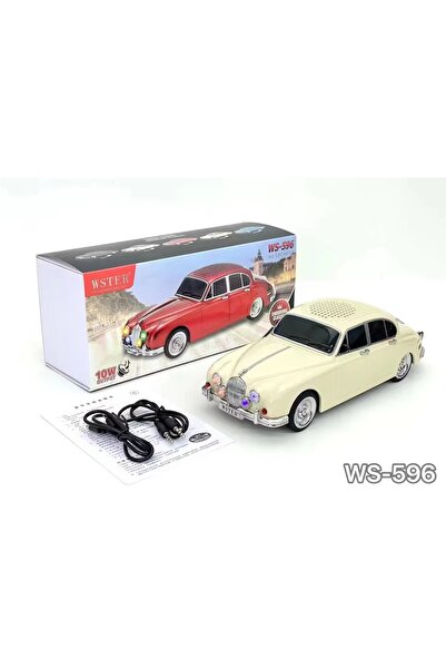 JUNGLEE KLASİK JAGUAR MODEL ARABA BLUETOOTH HOPARLÖR MP3 MÜZİKÇALAR LED IŞIKL...