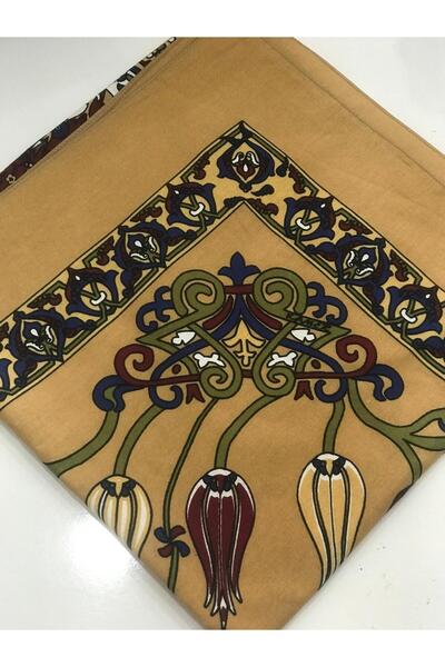 Safir Tuhafiye Fata de masa din bumbac cu model 140 Cm x 140 Cm