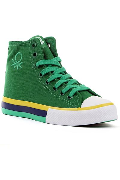 Benetton green shoes sale