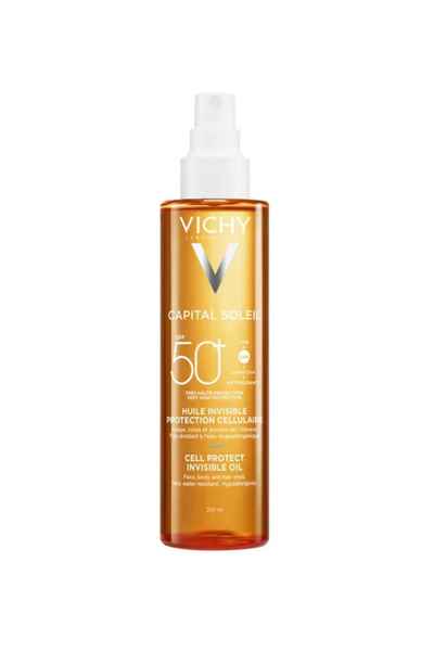 Vichy Capital Soleil Cell Protect Oil Spf 50+ Yüz Vücut Ve Saçlar İçin Güneş ...