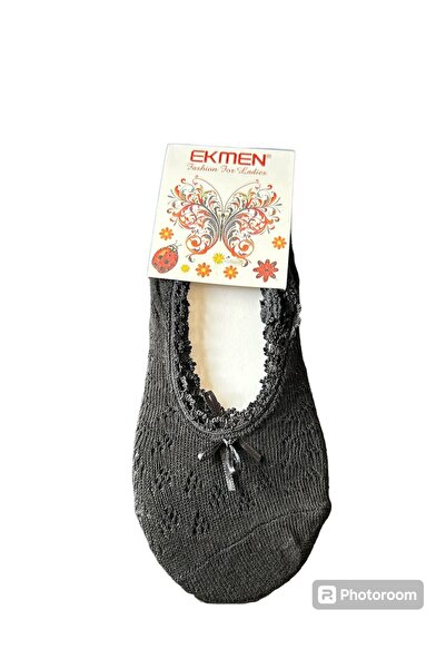 EKMEN ÇORAP Dantelli Pamuklu Babet Çorap
