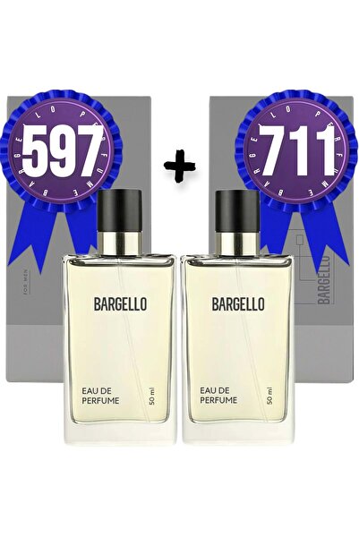 Bargello Parfüm 597 Erkek Woody 50 ML + 711 Erkek Fresh 50 ML EDP