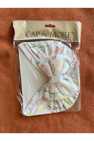 punch passion 100% Cotton Baby Cap/ Baby Bandana/ Baby Cap with Ribbon/ Baby Cap