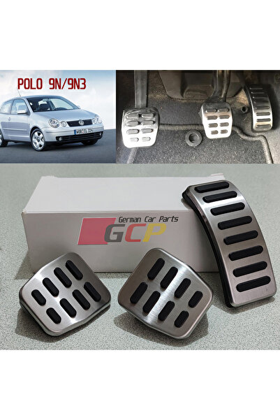 GCP German Car Parts POLO 9N3 Pedal Seti - POLO 9N3 Krom Spor Pedal Aksesuar