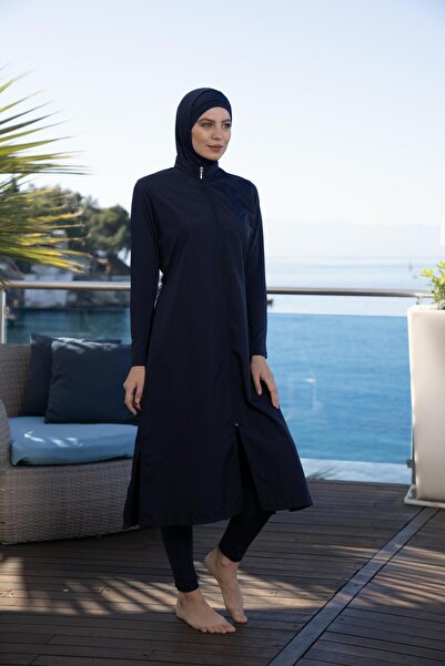 Estiva Жіночий повністю закритий купальник з довгим застібкою-блискавкою