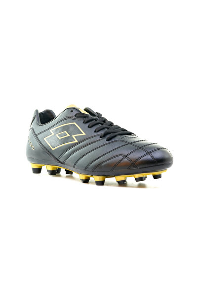 Lotto STADIO FG 4FX ERKEK KRAMPON FUTBOL AYAKKABI (40-45)  24Y STADIO FG 4FX M SİYAH/ALTIN