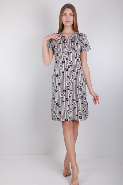 Wild Love Rochie de damă decupată - imprimeu floral și rever cu nasturi