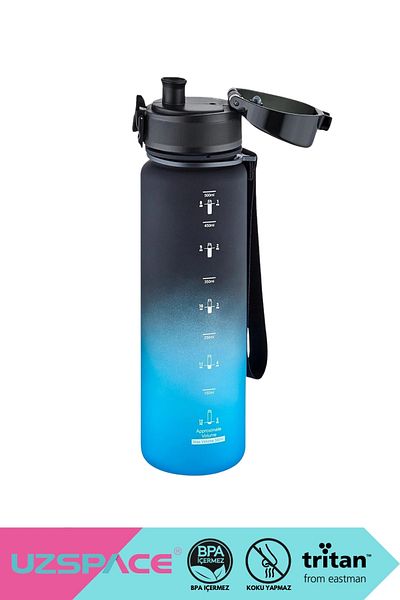 Uzspace New Collection 500ml Tritan Water Flask - Double Color, Leak-Proof, BPA Free and Lockable Lid