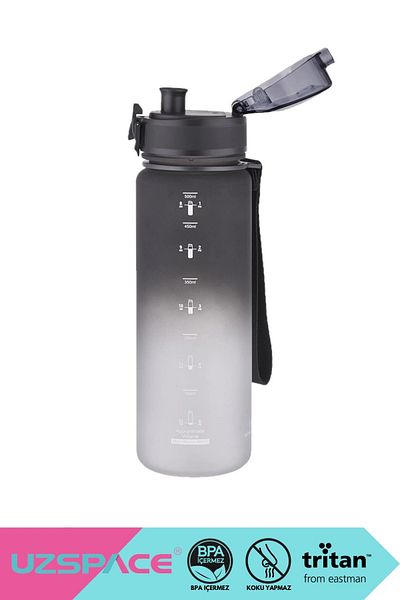 Uzspace New Collection 500ml Tritan Water Flask - Double Color, Leak-Proof, BPA Free and Lockable Lid