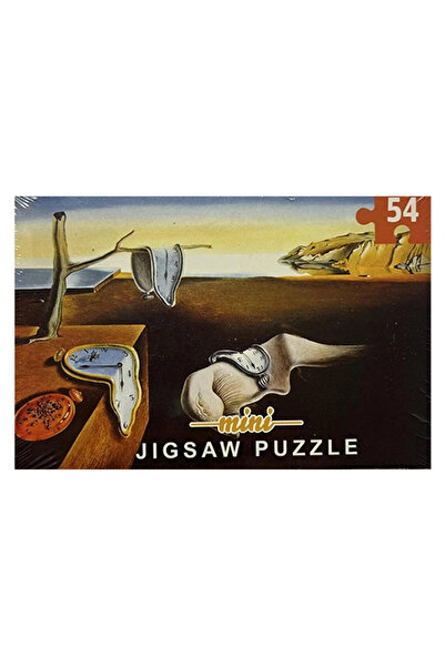 CA Games Belleğin Azmi Salvador Dali 8.5x12cm Mini Cep Boyu 54 Parçalı Hobi Yapboz Puzzle Serisi