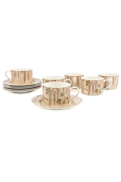 Mikasa Moor Heaven of Tree 6-piece Tea Cup Set 220 cc