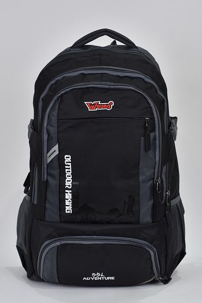 ÇÇS Μαύρο Young Ultra Light Luxury Fabric - Πολυδιαπραγμένο Casual Mountaineer Backpack 55 Liter 51505